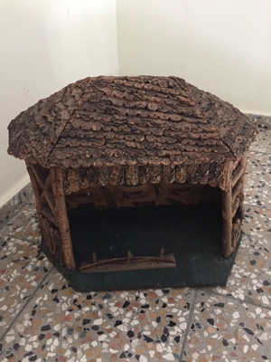 Krippe mit Figuren Satz 13 teilig im O Karton Bild 6