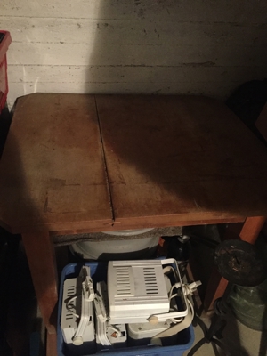 Tisch , rustikaler Holztisch massiv Bild 1