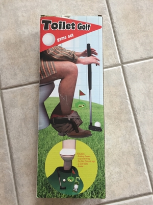 Toilet Golf Set neu , unbenutzt Originalschachtel