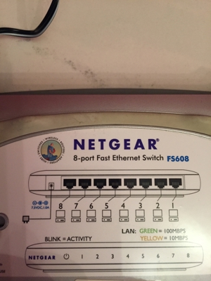 Netgear FS 608 8 Port Fast Ethernet Bild 5