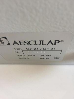 Aesculap Portable Chirurgiesauger GF 24 / 34 neuwertig mit Anleitung Bild 8