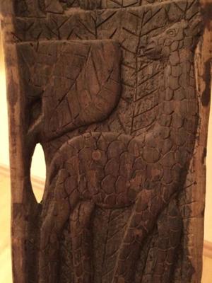 Afrikanischer Steckstuhl Handarbeit geschnitzt , Einzelstück Bild 7