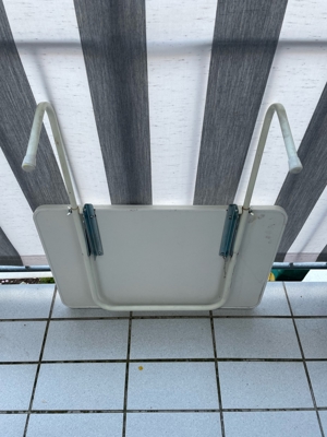 Balkon Klapptisch 60x40 fürs Geländer  Bild 3