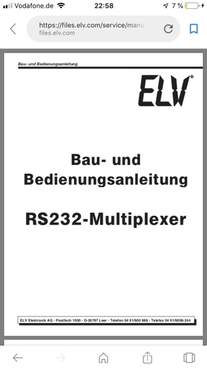RS 232 Multiplexer ELV MUX 232 Bild 8