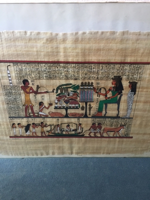 Ägypten Papyrus Bilder und ein Druck Bild 3