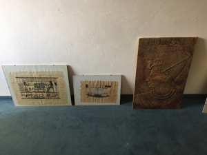 Ägypten Papyrus Bilder und ein Druck Bild 5