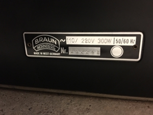 Diaprojektor BRAUN Paximat S Topzustand im Originalkarton Bild 9