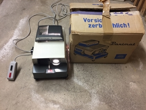 Diaprojektor BRAUN Paximat S Topzustand im Originalkarton