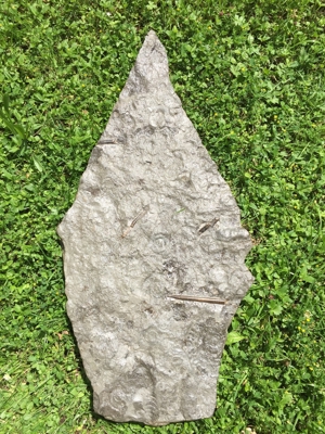 Schieferplatten Uhr und grosse Schieferplatte