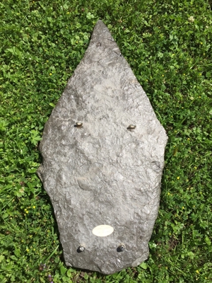 Schieferplatten Uhr und grosse Schieferplatte Bild 6