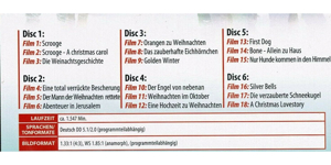 Riesen Weihnachts-Spielfilm Box.1500 Minuten. 6 DVD``s. Bild 3