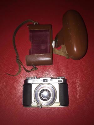 Fotoapparat Edixa II L mit Ledertasche , Vintage Bild 2