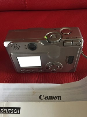 Canon Ixus 330 Digitalcamera mit Beschreibung und Ladegerät Bild 7