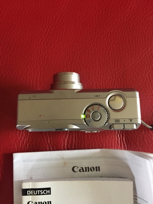 Canon Ixus 330 Digitalcamera mit Beschreibung und Ladegerät Bild 5