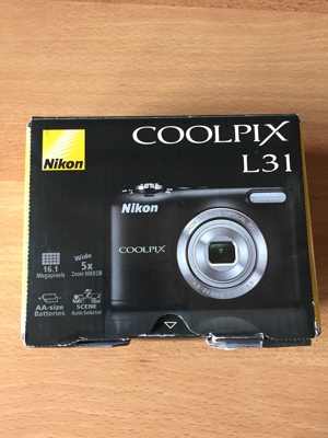 Nikon Coolpix L31 funktioniert ! O-Karton Bild 5