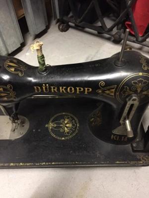 Nähmaschine mit Eisengestell Dürkopp 100 Jahre alt Bild 7