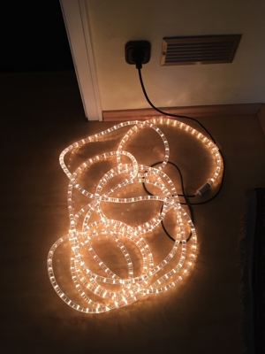 Lichtschlauch 10 m LED warmweiss IP44