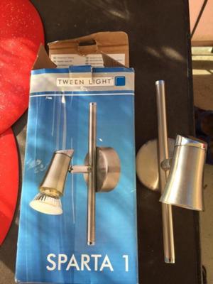 Edelstahl Spot GU 10 , neu , O - Karton