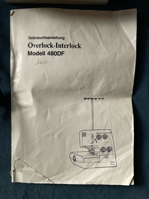 Overlock Interlock Nähmaschine Meister 480 DF top! Bild 2