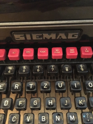 SIEMAG Schreibmaschine antik 1920 Topzustand Bild 2