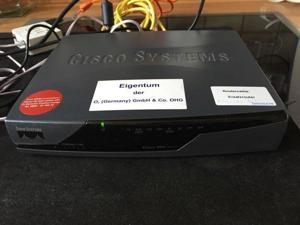 Cisco 876 Router W Lan ADSL alle Kabel und Stecker ohne CD ! Bild 2