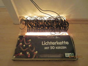 Weihnachtslichterkette 50 Lichter neu