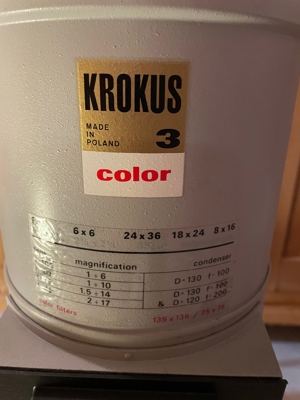Krokus 3 Color Fotovergrösserer Topzustand Bild 2