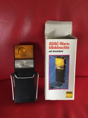ADAC Warnblinkleuchte mit Arbeitslicht im O Karton neu Bild 3