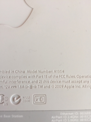 Apple-Airport-Extreme-A 1354 W Lan Router Bild 5