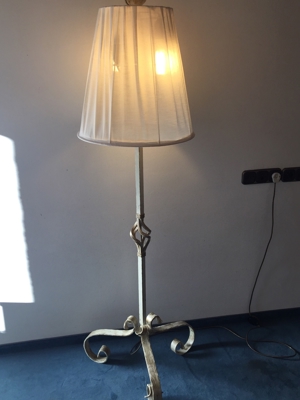 Stehlampe Schmiedeeisen Handarbeit 180 cm