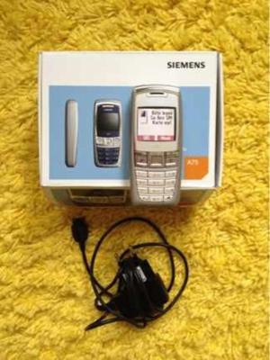 Siemens A75 Handy, silber neu ! mit Ladegerät in Original- Schachtel Bild 1