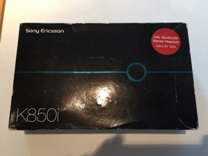 Sony K850 i in der Schachtel mit Zubehör Bild 4