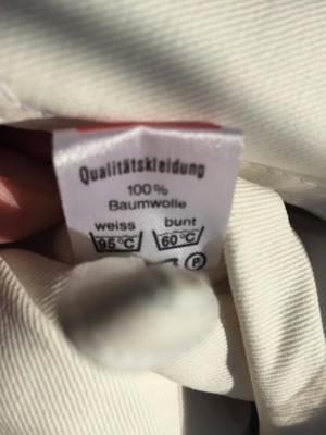Kraehe Arbeitskleidung neu : 2 Maurerjacken weiß Gr. 59 , 100% Baumwolle Bild 8