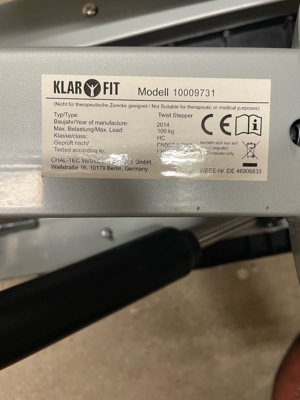 Klar Fit Twist Stepper mit Anzeige top! Bild 3