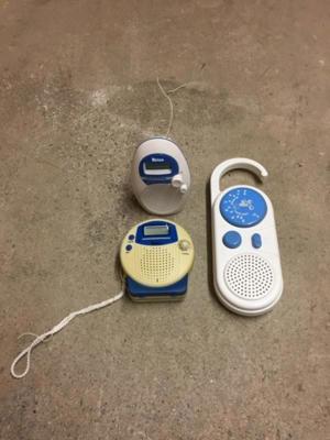 Badradios 3 Stück Wassergeschützt Bild 2