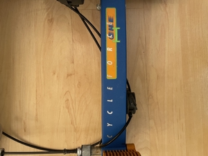 Rollentrainer Tacx Cycleforce blau Topzustand