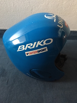 Skihelm BRIKO blau , Größe 54 cm neuwertig