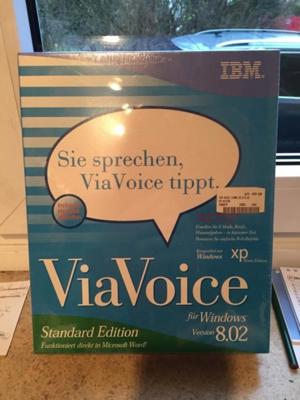 Via Voice Sprachsoftware z.B für XP , Sie sprechen er tippt