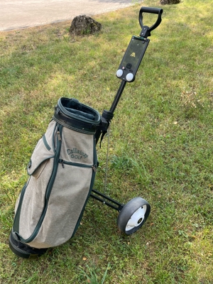 Callaway Golfbag mit Trolley neuwertig viele Taschen Bild 4