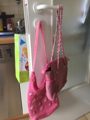 Sommer Handtaschen: Fabrizio Strick neu und andere beide rosa Bild 2