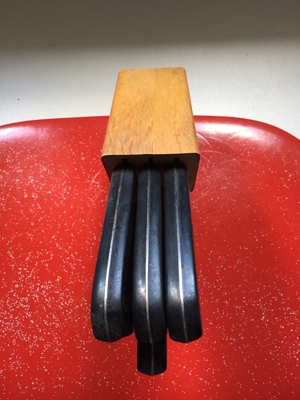 Messerblock 6 Messer mit Sägeklinge Bild 2