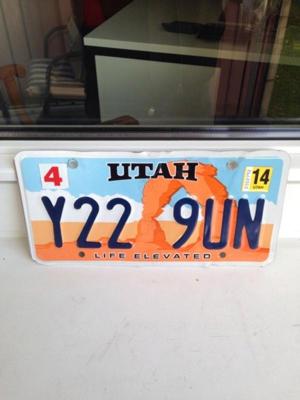 Autokennzeichen Utah USA original und weiter Bundesstaaten ! Bild 2