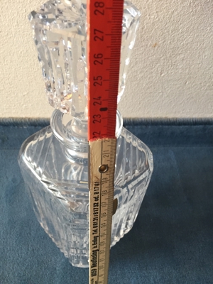 Karaffe Bleikristall 27 cm hoch Bild 4