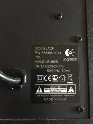 Logitech S200 PC Aktivlautsprecher Topzustand! Bild 5