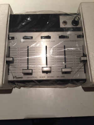 Mischpult Phonic Stereo Mixer SM 300 antik neu Bild 3