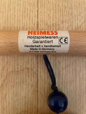 Heimess Holzspielzeug Stange 50 cm mit Gewinde Bild 2