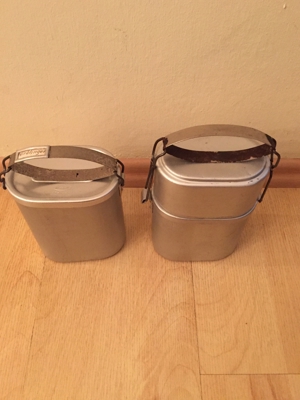 Campinggeschirr Alu Henkelmann zwei Stück Bild 2