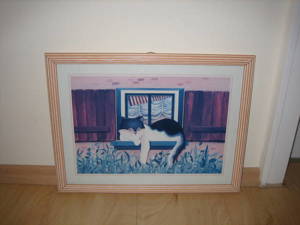 Bilder verschiedene Holzrahmen , hinter Glas etc.