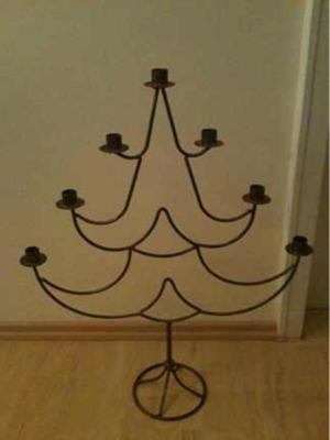 Kerzenständer Dreieck, Metall