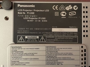 Panasonic PT LC 80E Beamer LCD Projektor Bild 8
